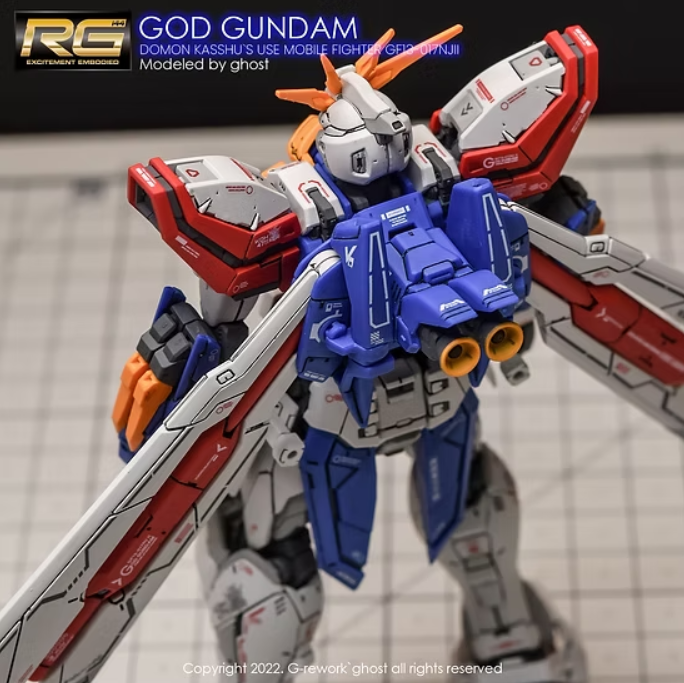G-Rework RG 1/144 God Gundam Waterslide Decals