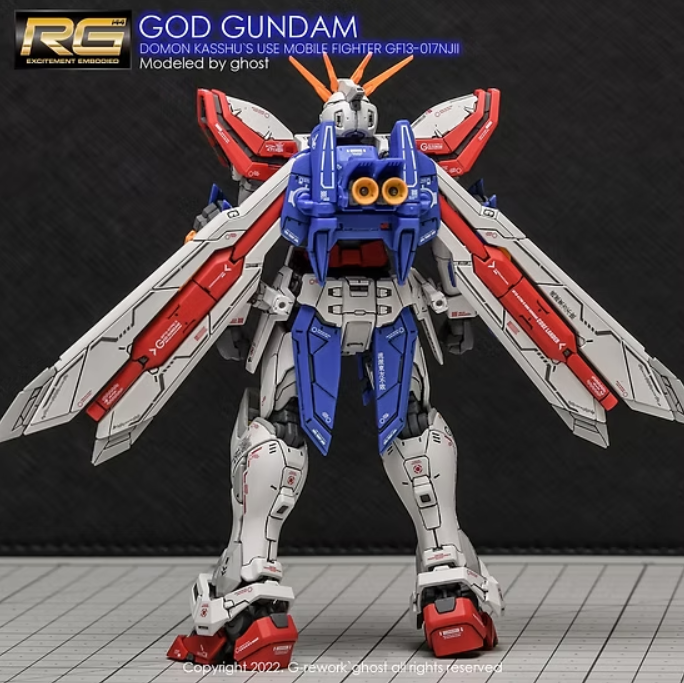 G-Rework RG 1/144 God Gundam Waterslide Decals