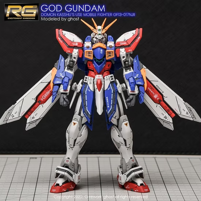 G-Rework RG 1/144 God Gundam Waterslide Decals