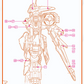 GUGU Shenma Model 1/100 Full Armor Hyaku Shiki Waterslide Decal
