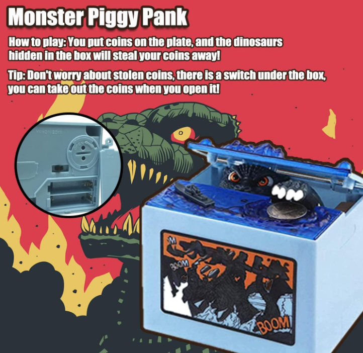 Godzilla Coin Bank