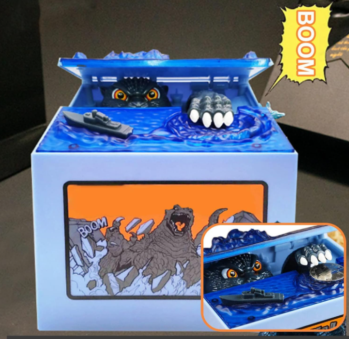 Godzilla Coin Bank