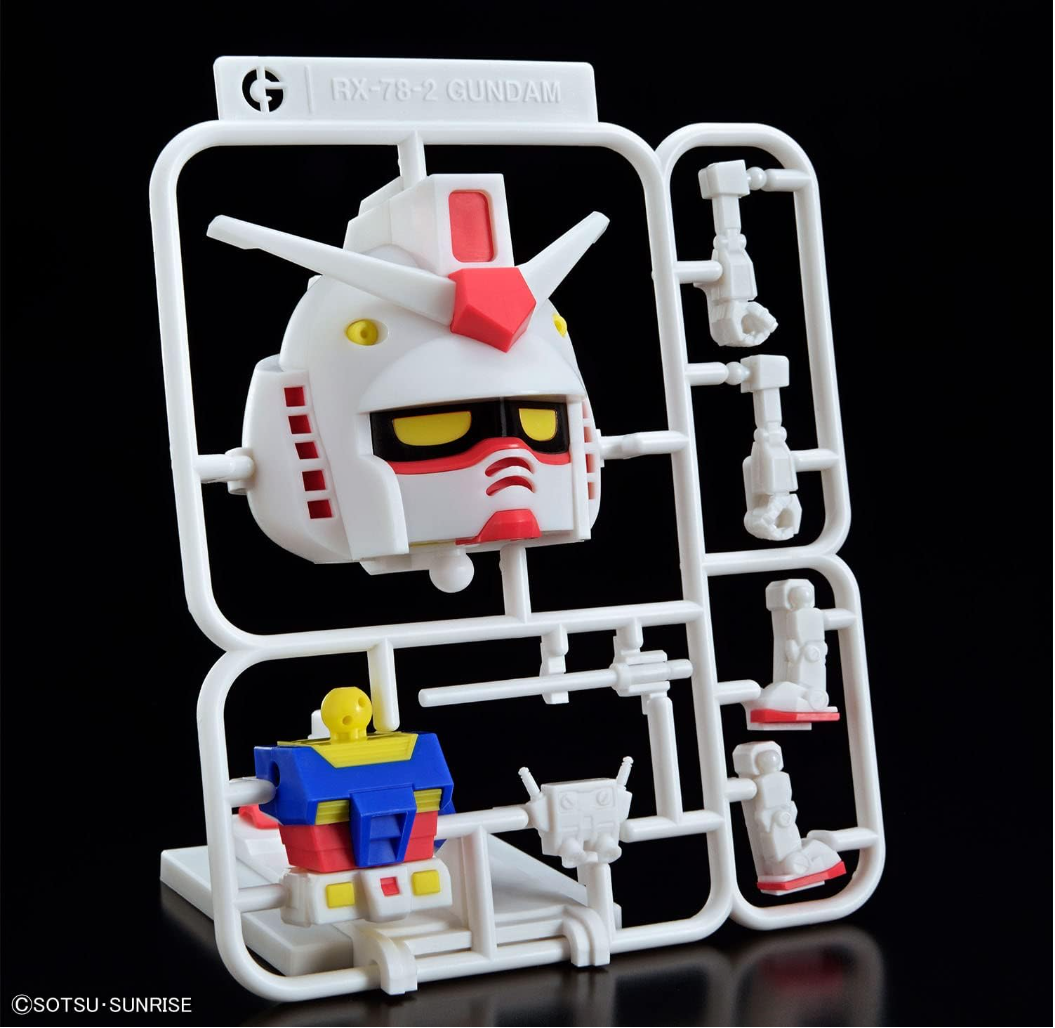 Gunpla-kun DX Set (Runner Ver. with Reproduction Parts), 1/1 Scale, Color-Coded Plastic Model Kit