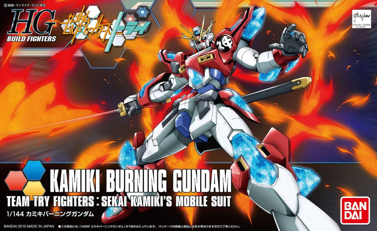 Bandai HGBF 1/144 Kamiki Burning Gundam