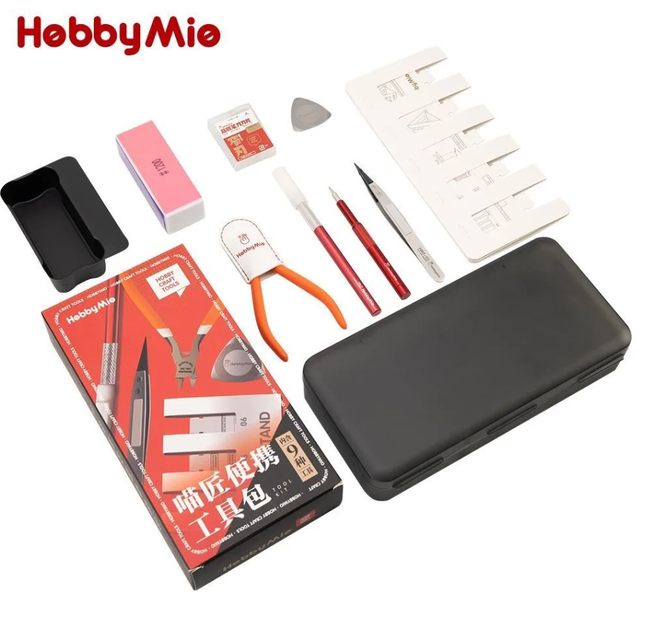 Hobby Mio Portable Model Tool Kit 10 Piece Set