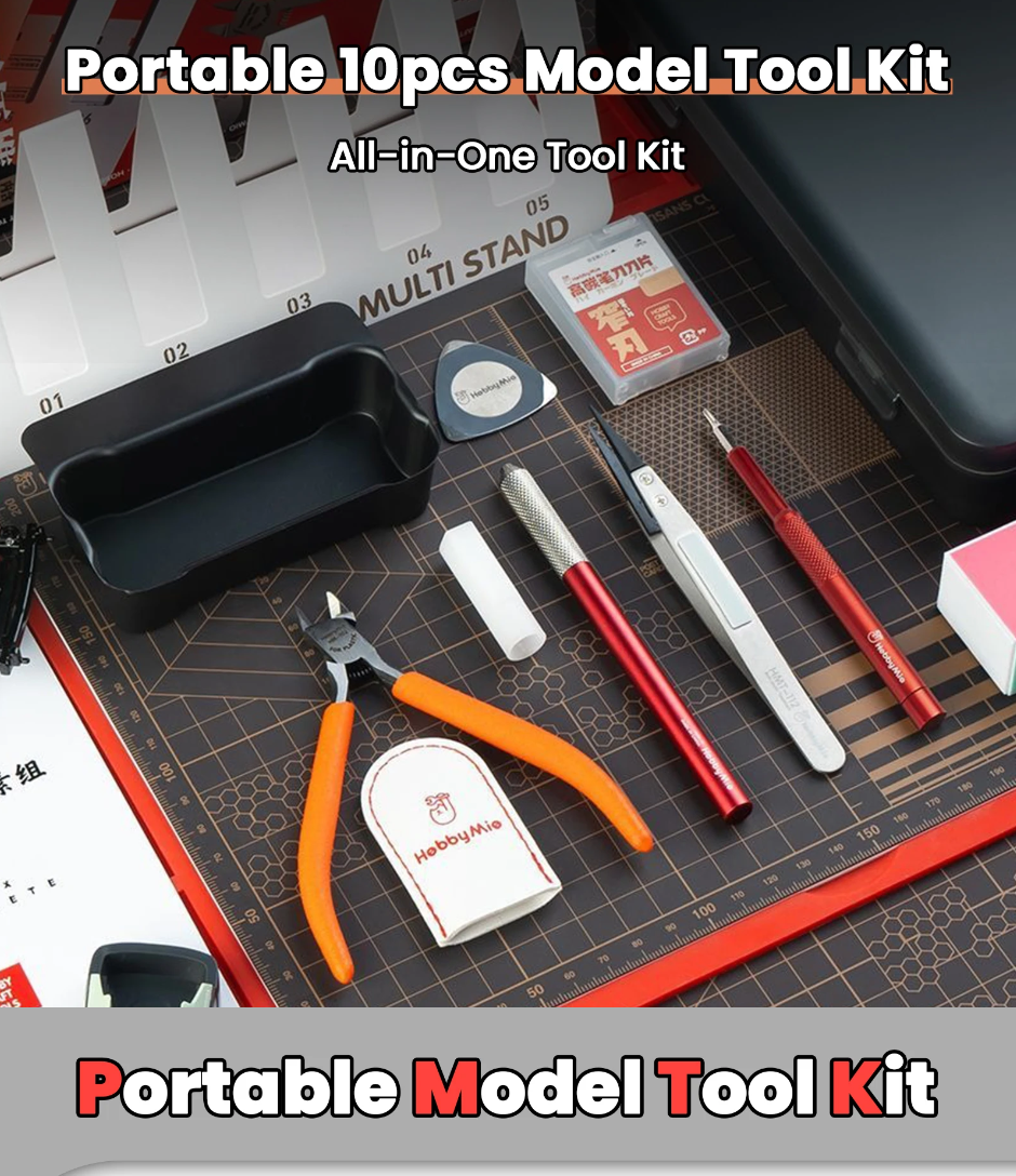 Hobby Mio Portable Model Tool Kit 10 Piece Set