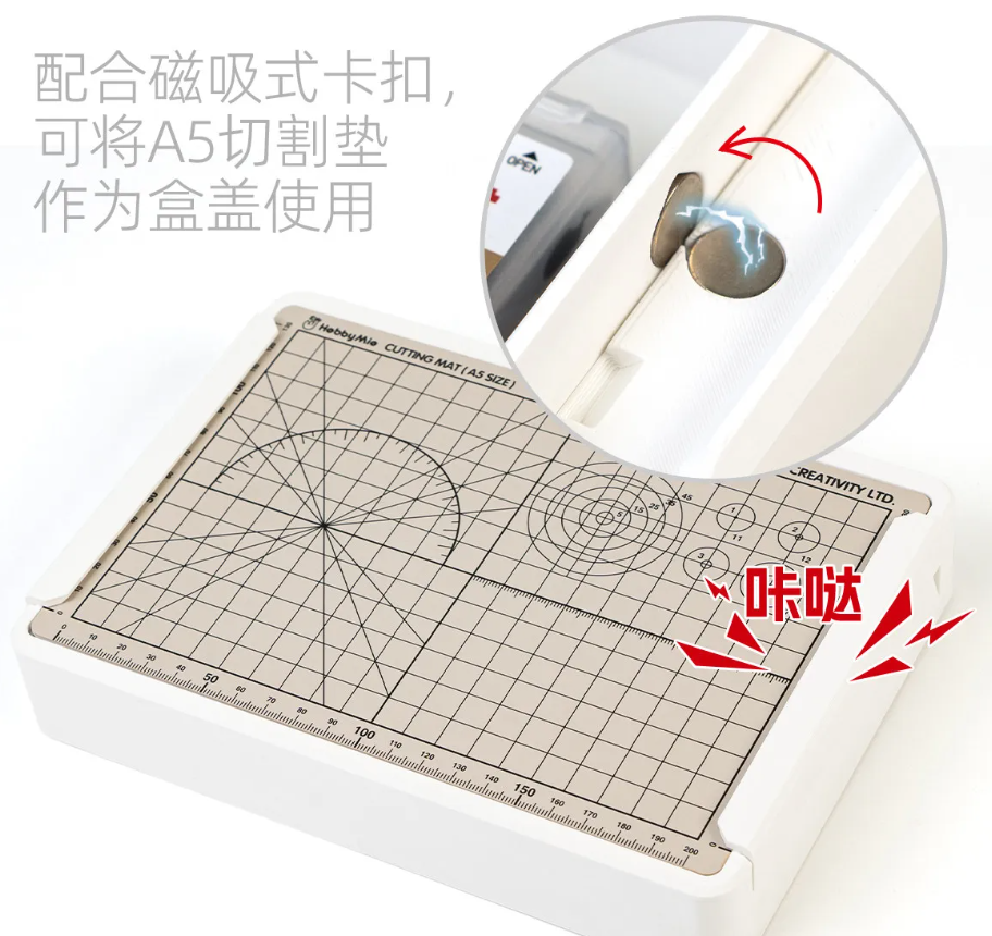 Hobby Mio Model Portable Workstation With A5 Cutting Mat