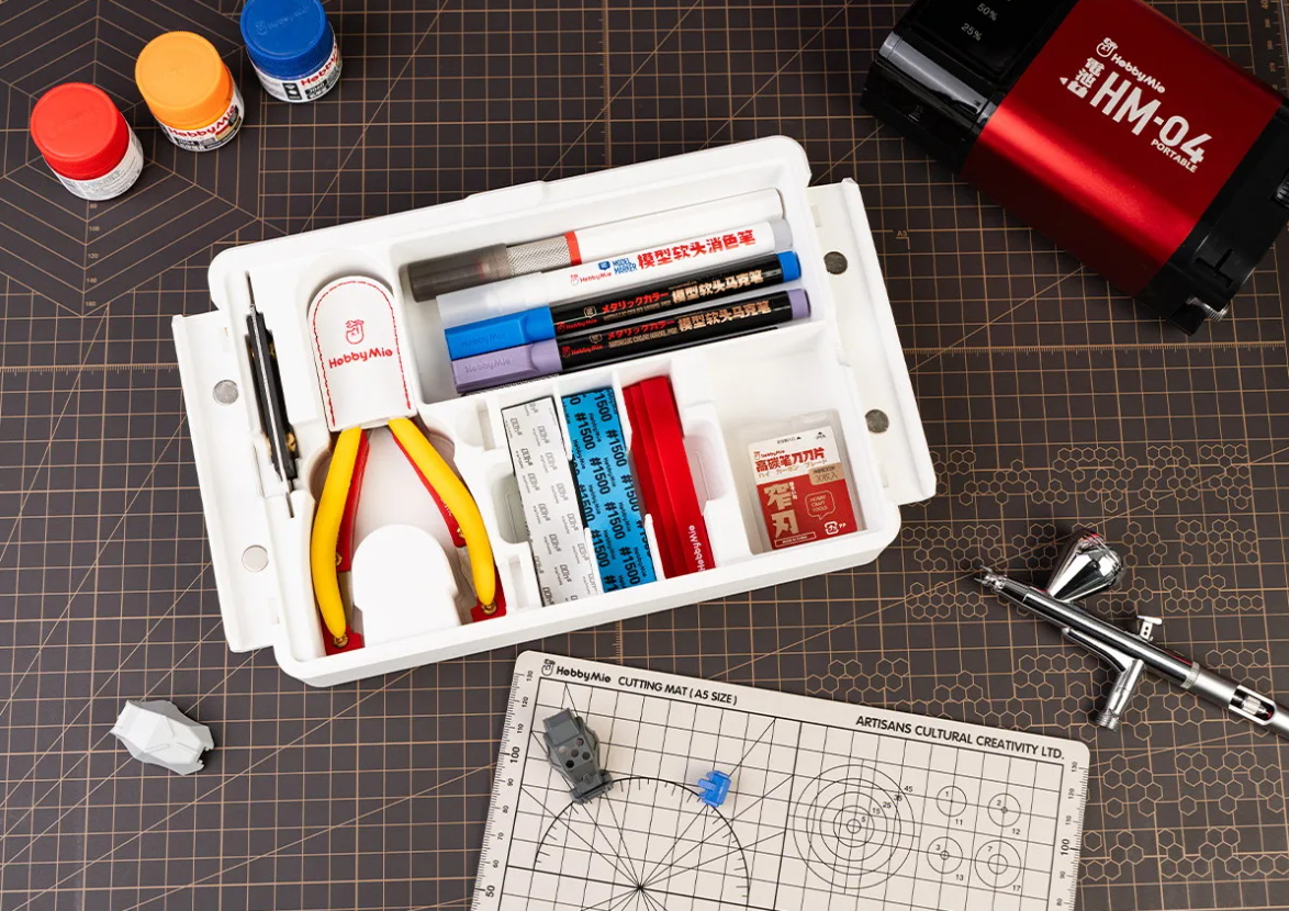 Hobby Mio Model Portable Workstation With A5 Cutting Mat