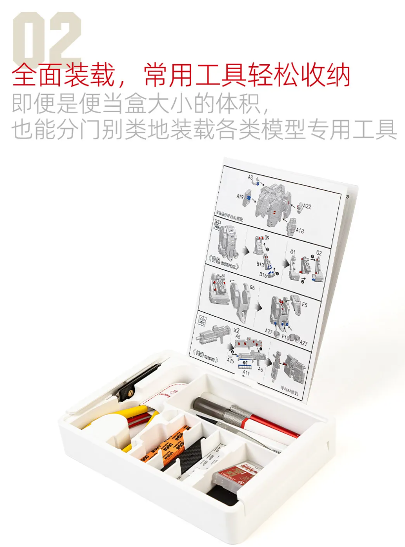 Hobby Mio Model Portable Workstation With A5 Cutting Mat