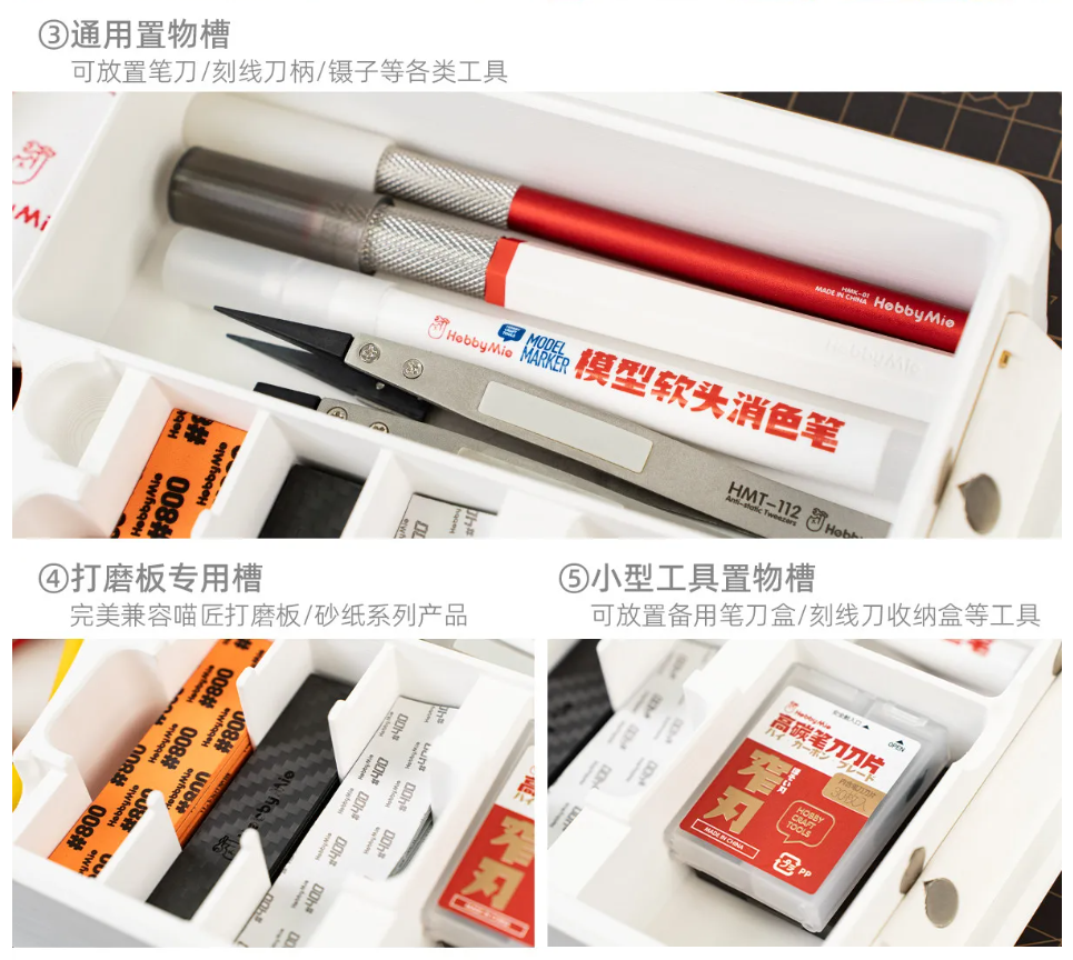 Hobby Mio Model Portable Workstation With A5 Cutting Mat