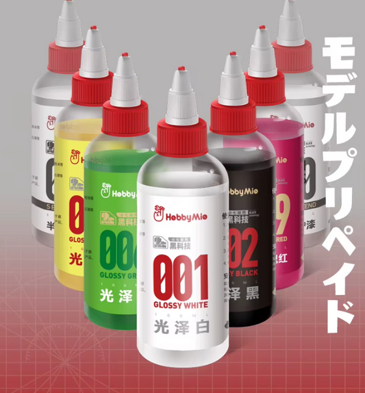 Hobby Mio 001–007 Paint Set 7×100mL