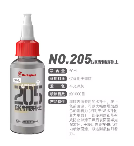 Hobby Mio No. 205 Surfacer GK 50mL