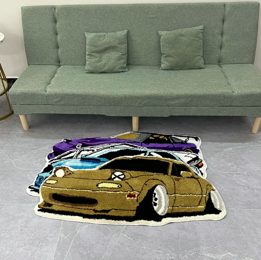 JDM Soft Tuft Car Rugs 100X45CM