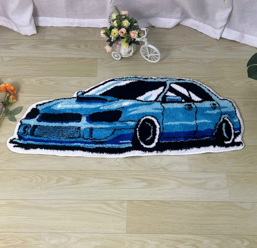 Jdm Wheel Rugs JDM Soft Tuft Car Rugs 100X45CM – Gundamaker