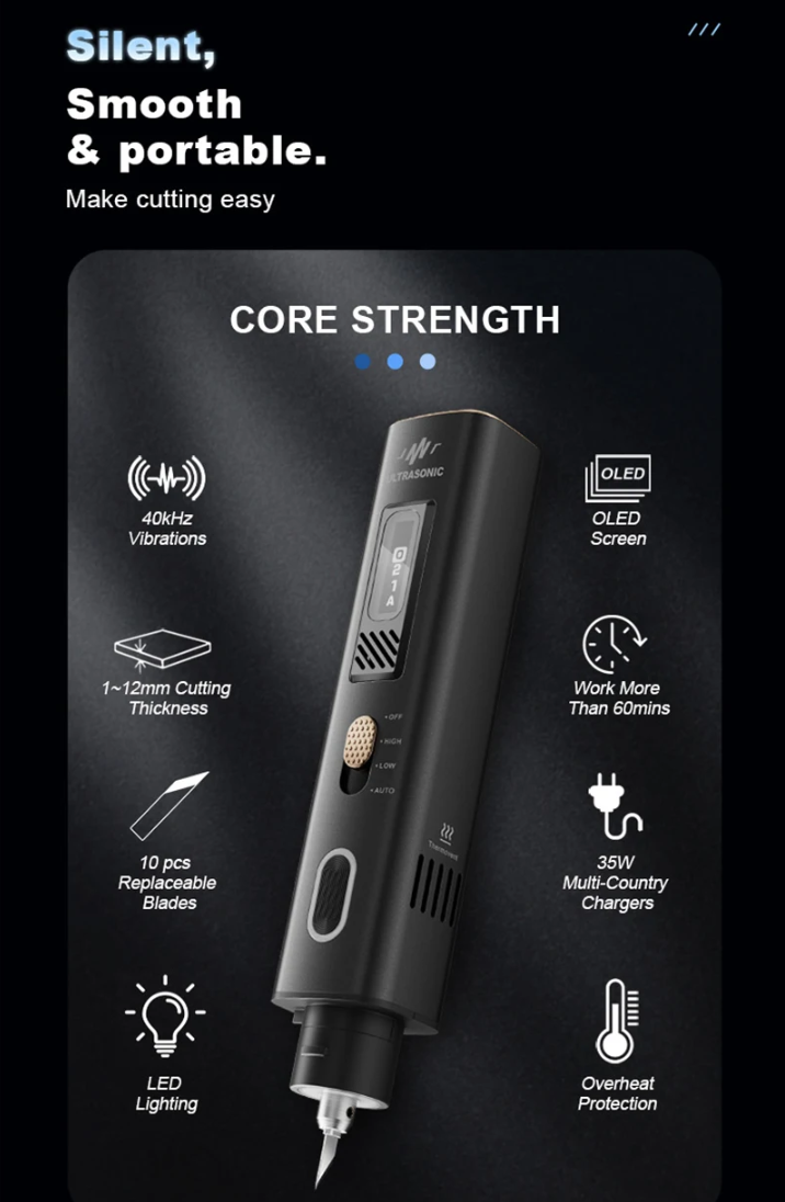 Jakemy JM-Y10 Prp Ultrasonic Cutting Knife