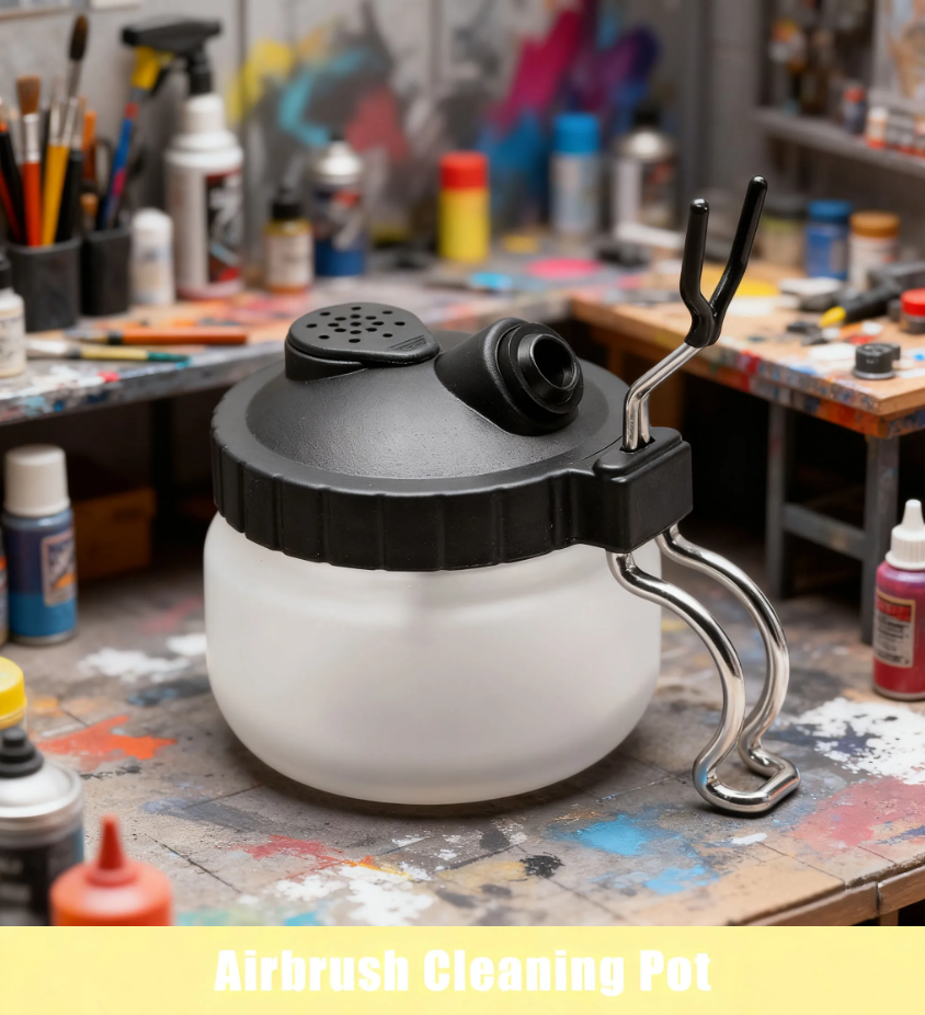 La+ Airbrush Cleaning Pot Stand [Glass]