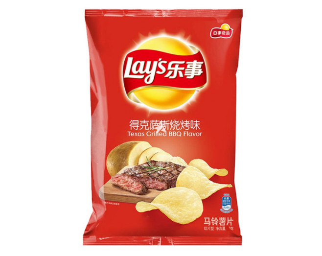 Lay's Chips Texas Grilled BBQ Flavor