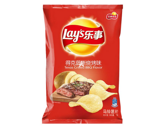 Lay's Chips Texas Grilled BBQ Flavor