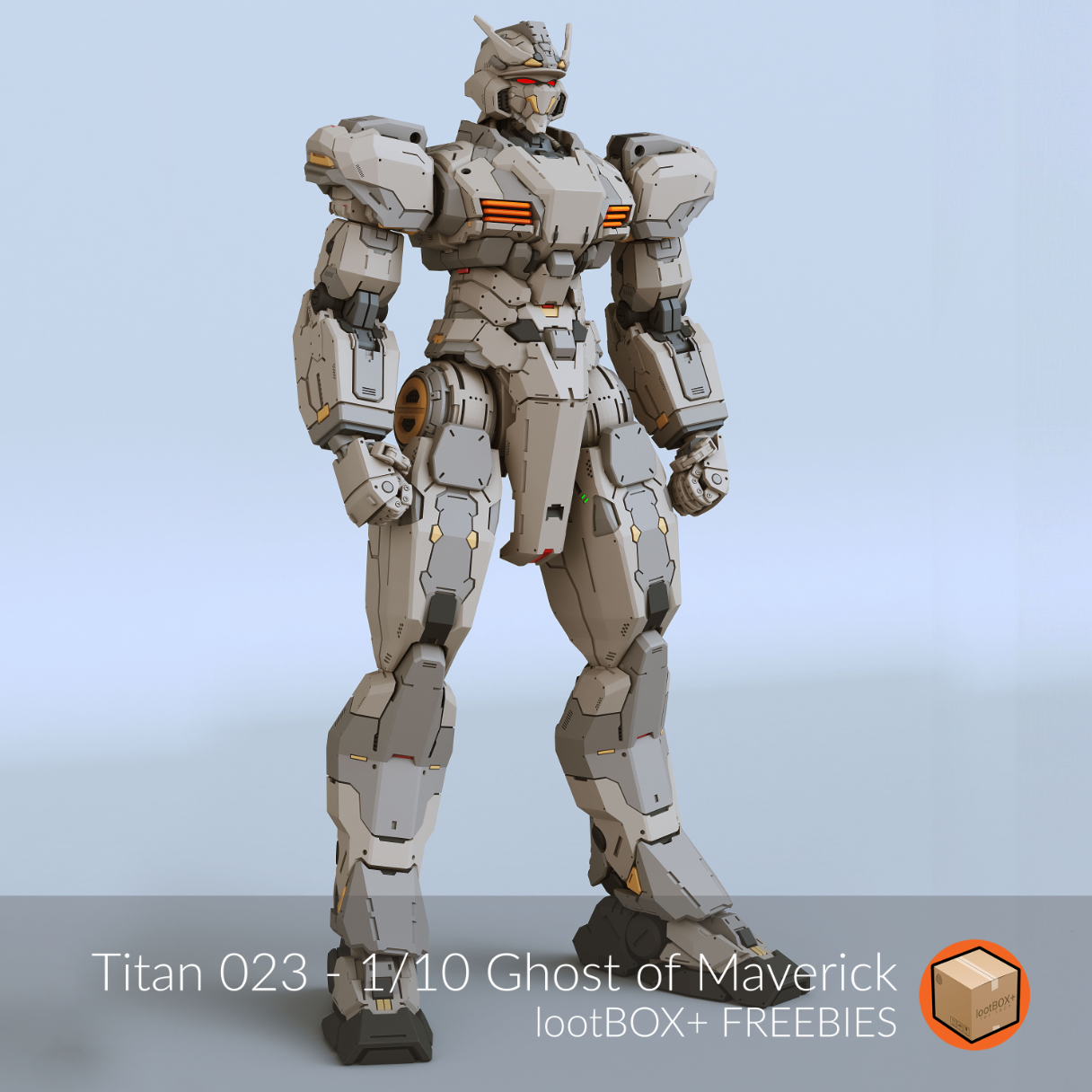 LootBOX+ 1/10 Titan 23 Ghost of Maverick [STL File]