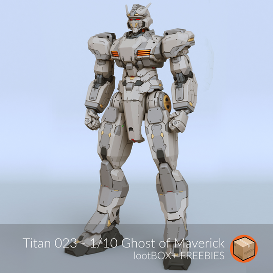 LootBOX+ 1/10 Titan 23 Ghost of Maverick [STL File]