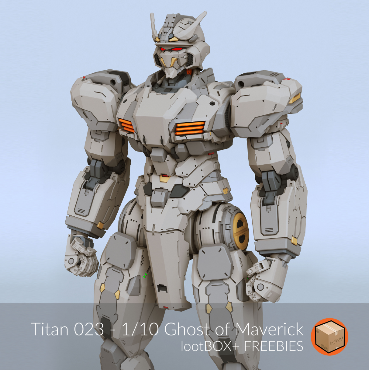 LootBOX+ 1/10 Titan 23 Ghost of Maverick [STL File]