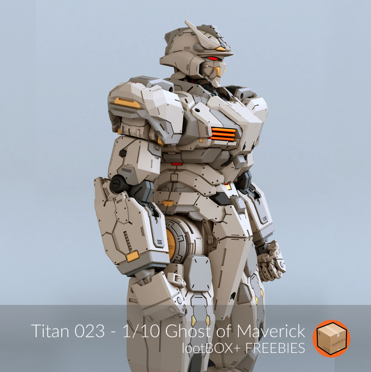 LootBOX+ 1/10 Titan 23 Ghost of Maverick [STL File]