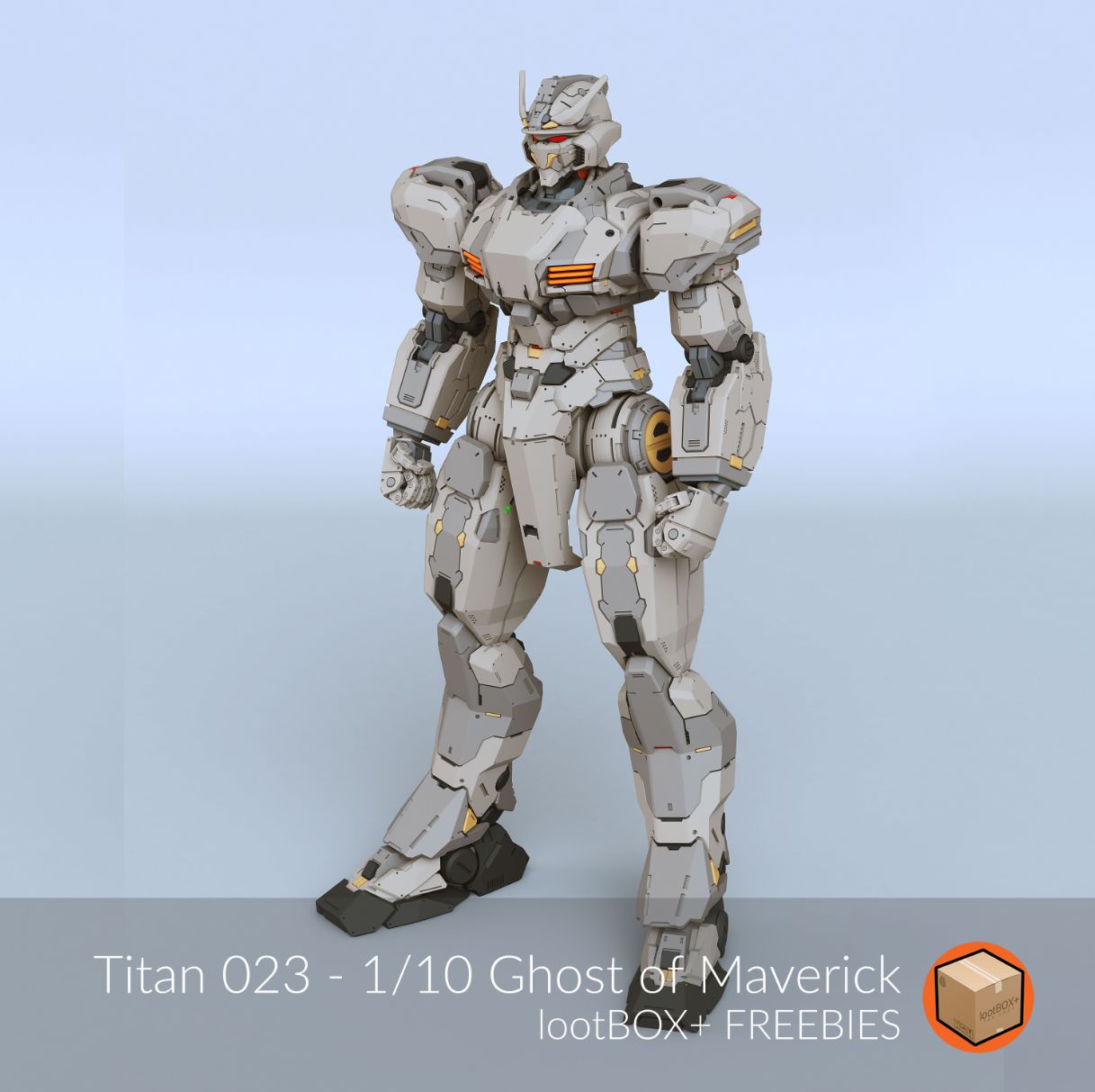 LootBOX+ 1/10 Titan 23 Ghost of Maverick [STL File]