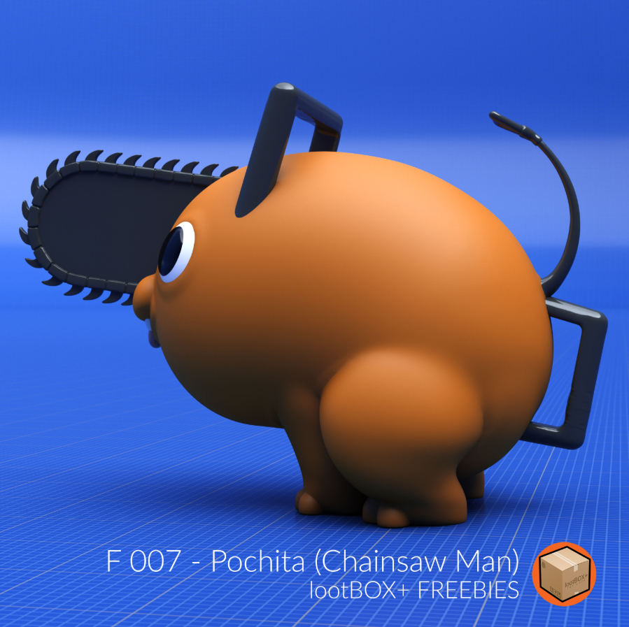 LootBOX+ F 007 Pochita [STL File]