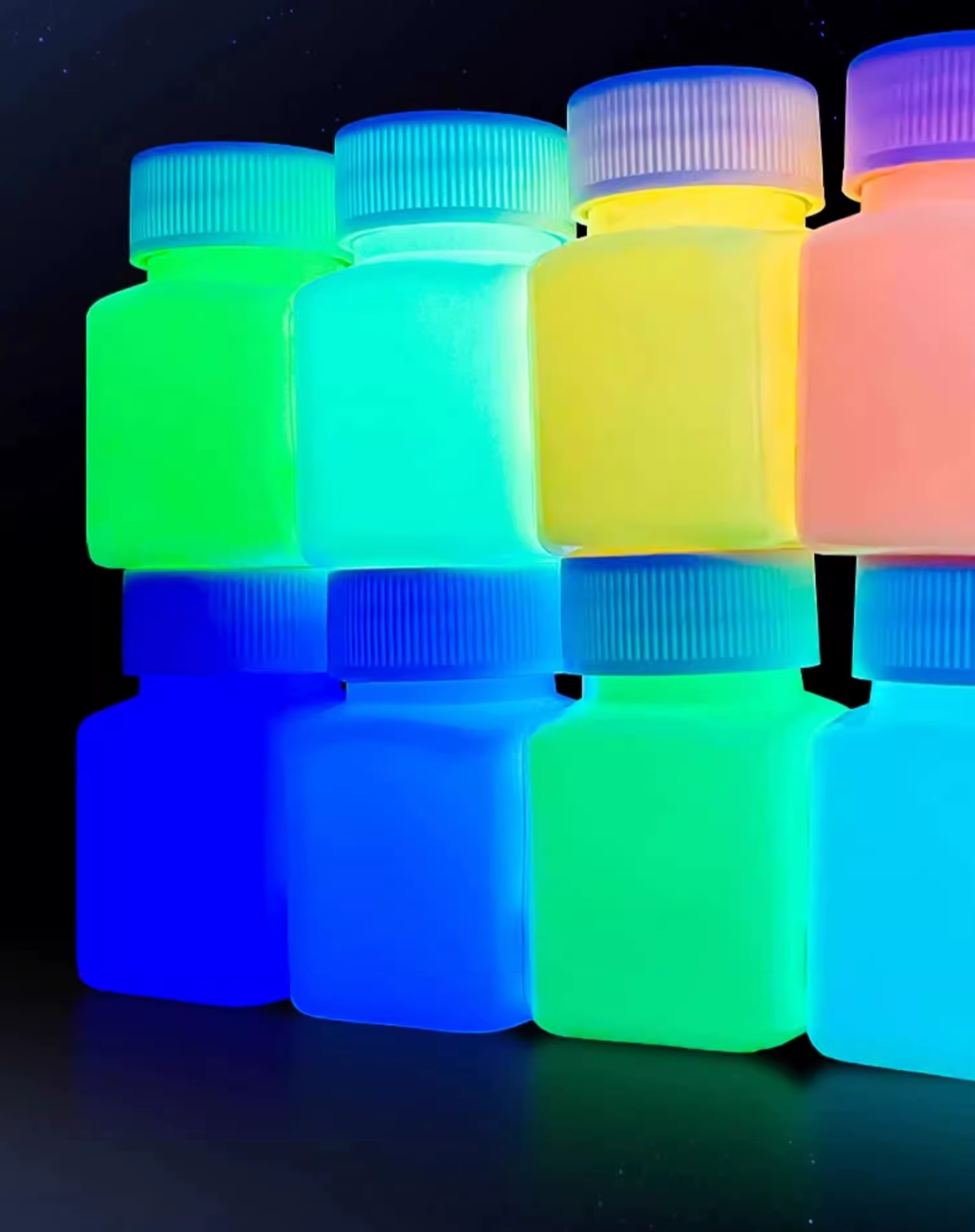Luminous Paint 01-07 Fluorescent Acrylic Paint Series