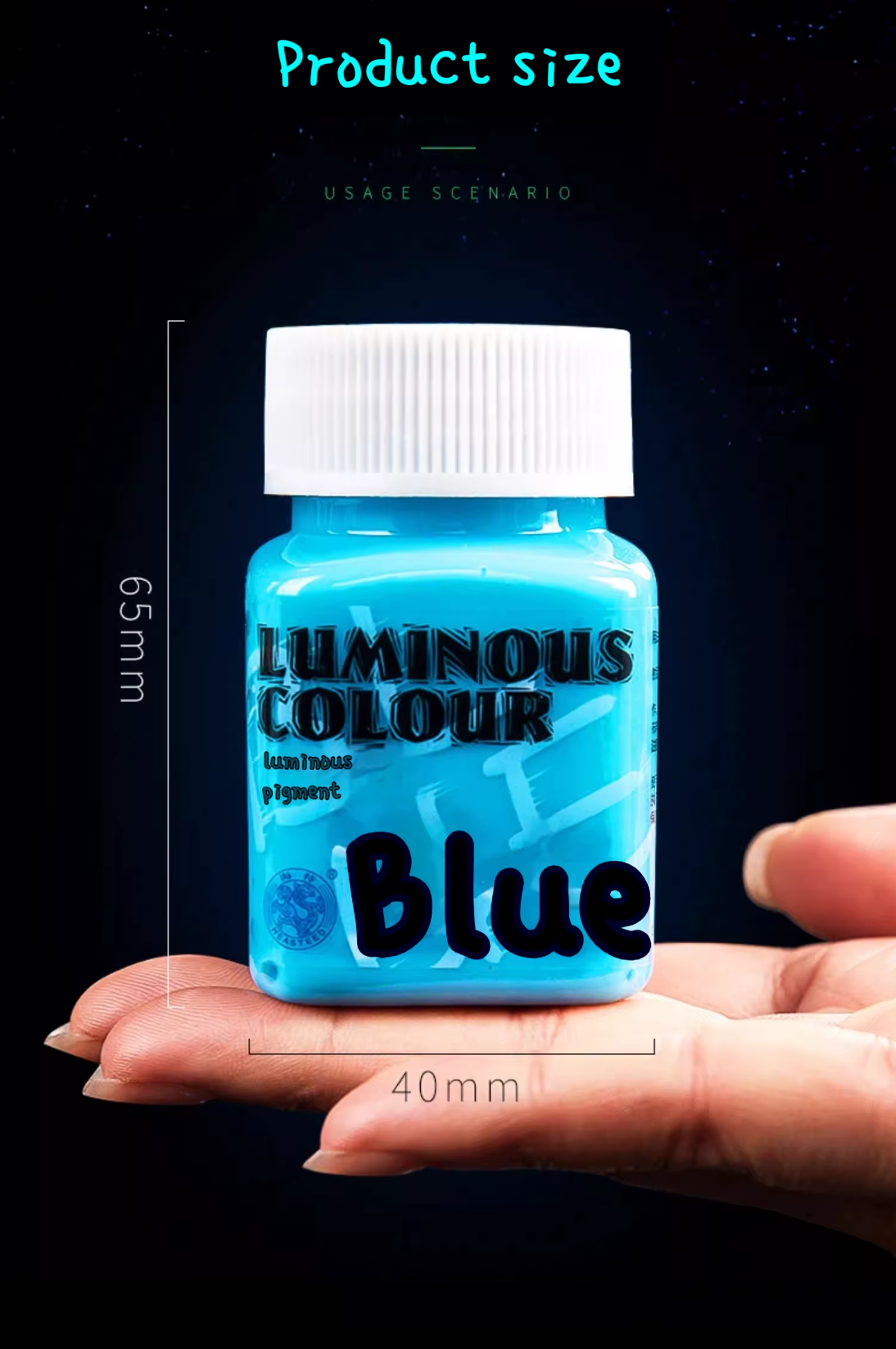 Luminous Paint 01-07 Fluorescent Acrylic Paint Series