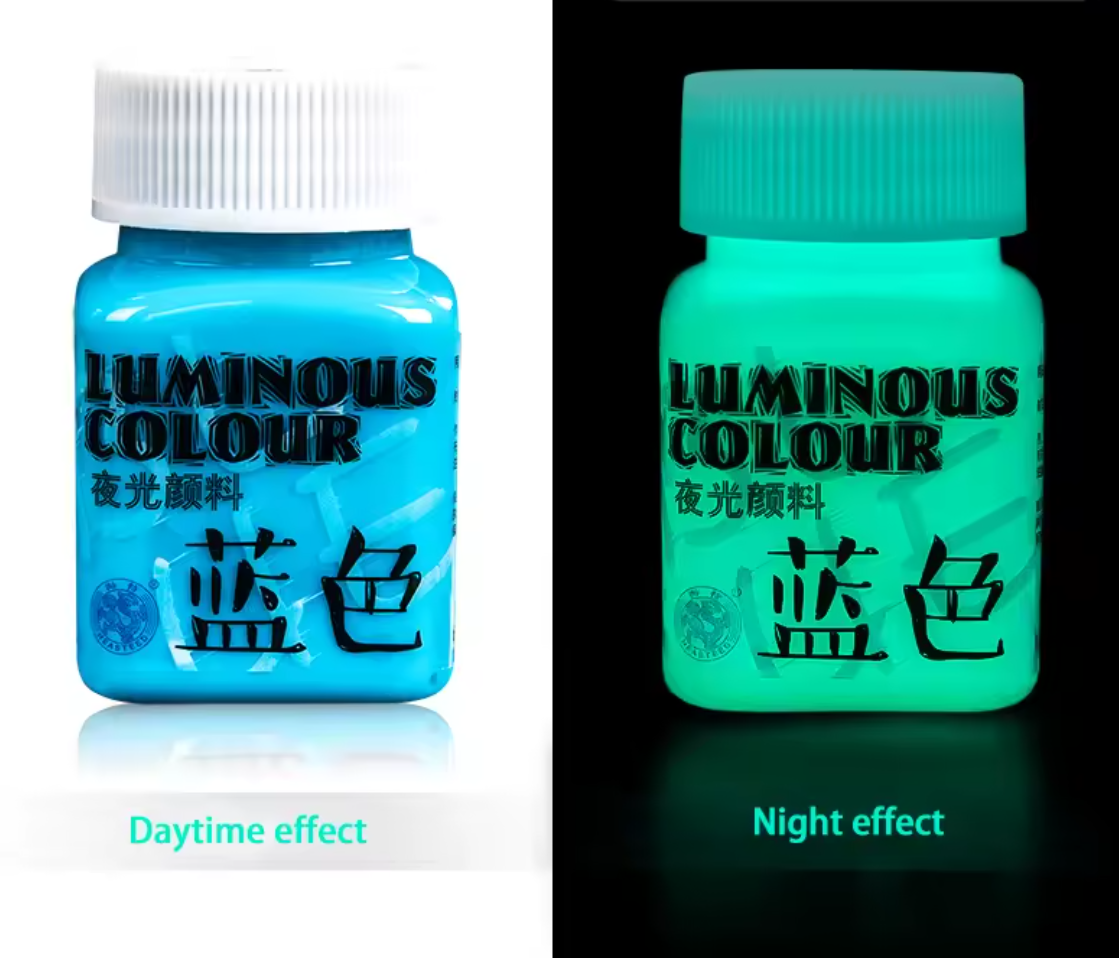 Luminous Paint 01-07 Fluorescent Acrylic Paint Series