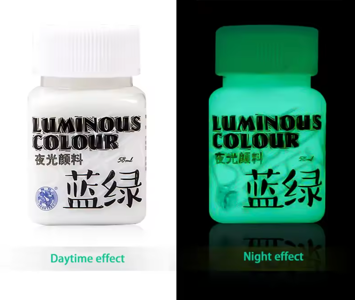 Luminous Paint 01-07 Fluorescent Acrylic Paint Series