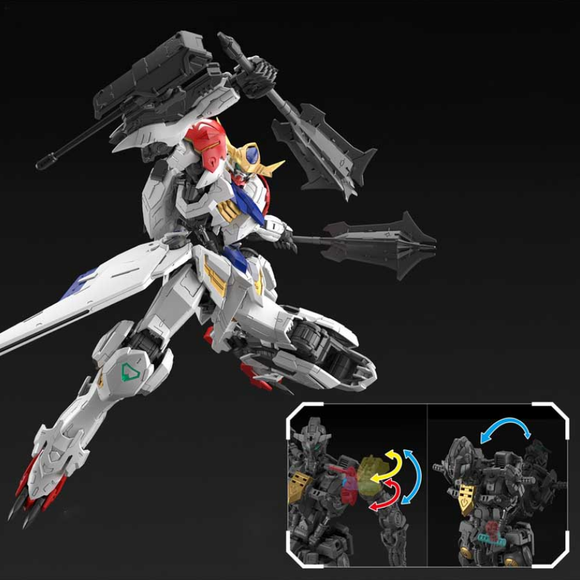 Bandai MG 1/10 ASW-G-08 Gundam Barbatos Lupus