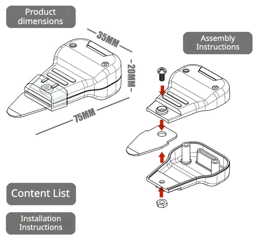 MSWZ MS-086 Interchangable Part Separator