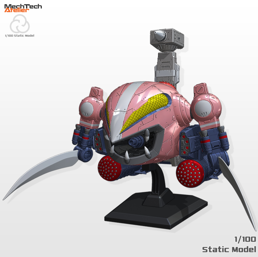 Mech Tech Atelier 1/100 MAN-00x-2 Brawrello [STL File]