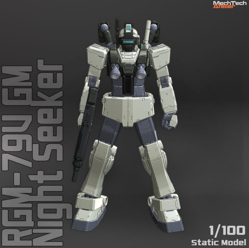 Mech Tech Atelier 1/100 RGM-79V GM Night Seeker [STL File]