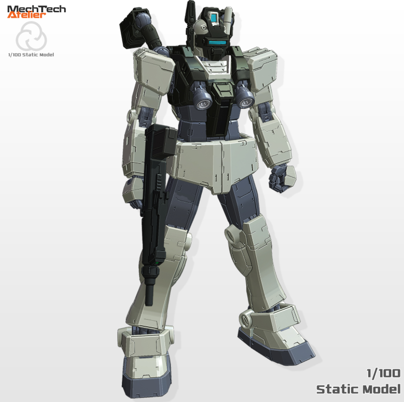 Mech Tech Atelier 1/100 RGM-79V GM Night Seeker [STL File]