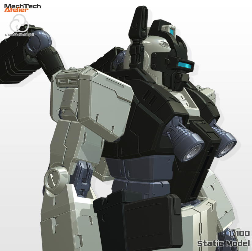 Mech Tech Atelier 1/100 RGM-79V GM Night Seeker [STL File]