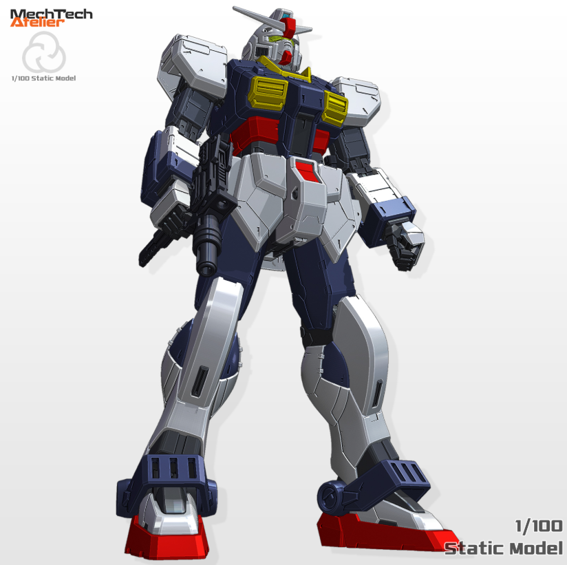 Mech Tech Atelier 1/100 RX-78XX Gundam Pixy [STL File]