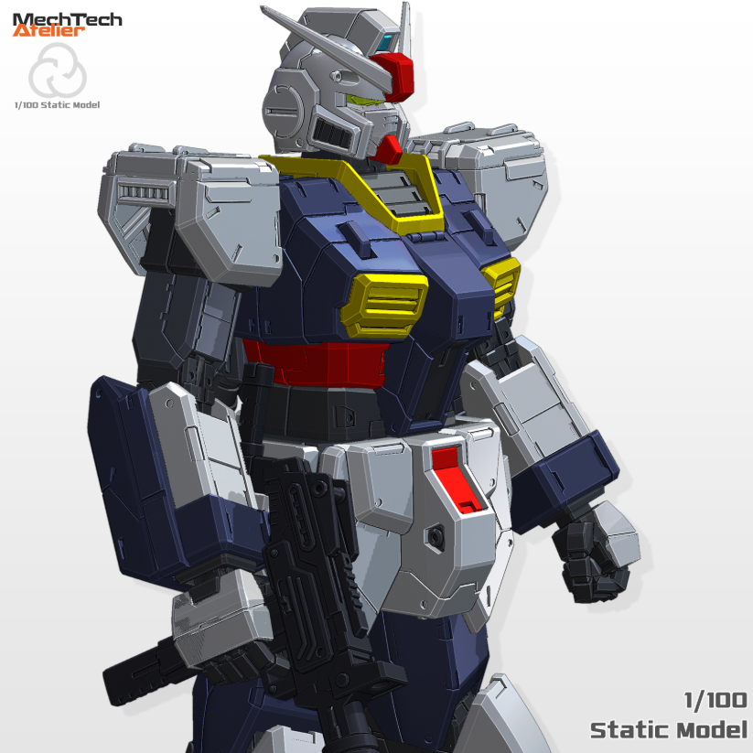 Mech Tech Atelier 1/100 RX-78XX Gundam Pixy [STL File]