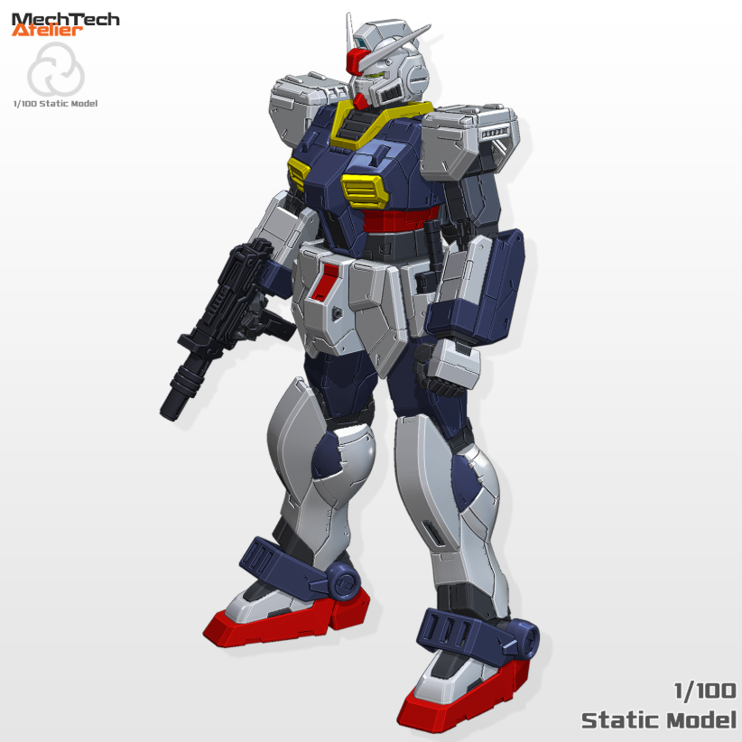 Mech Tech Atelier 1/100 RX-78XX Gundam Pixy [STL File]