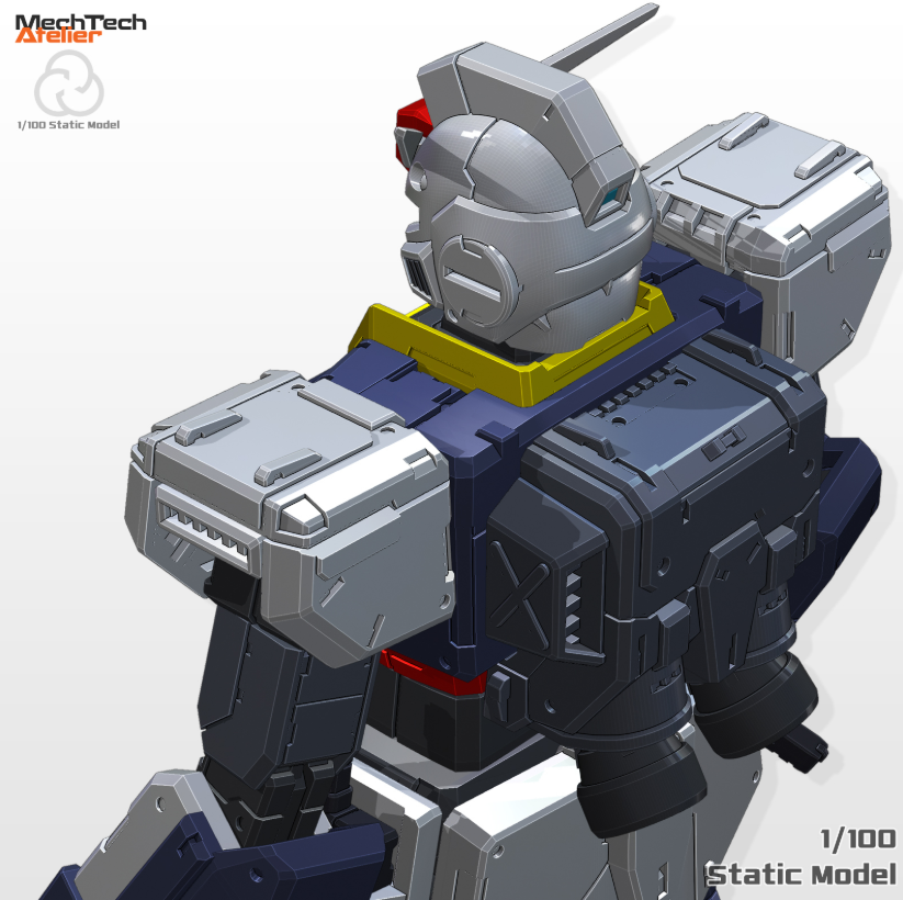 Mech Tech Atelier 1/100 RX-78XX Gundam Pixy [STL File]