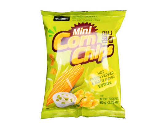 GUGEN Mini Corn Chips (Hot Green Pepper Flavor)