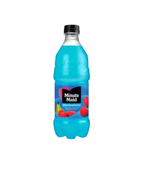 Minute Maid Blue Raspberry Bottles, 20 fl oz