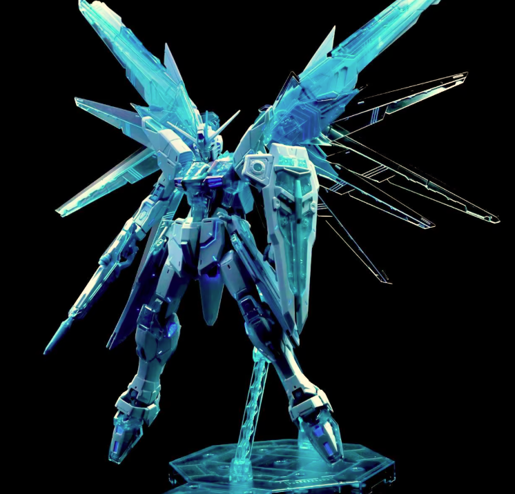 Moon Cat MG 1/100 Freedom Gundam 2.0 [Cross-Contrast Colors/Clear Blue]