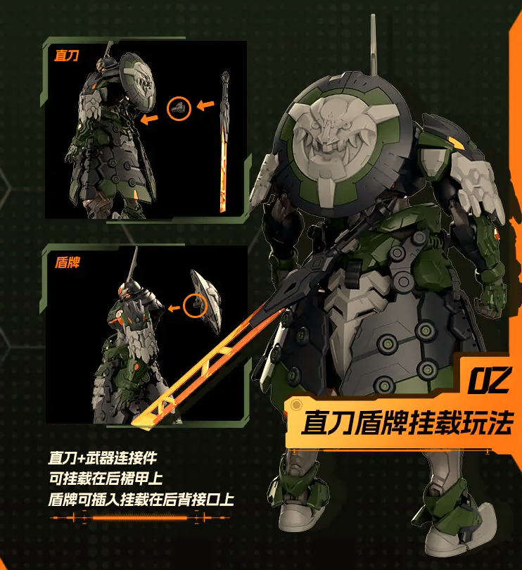 Motor Nuclear 1/144 BV-XH04 Tiefutu Model Kit