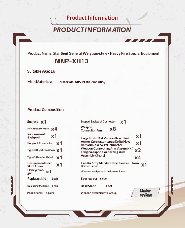 Motor Nuclear MNP-XH13 Wei Yuan Shi [Heavy Weaponry]
