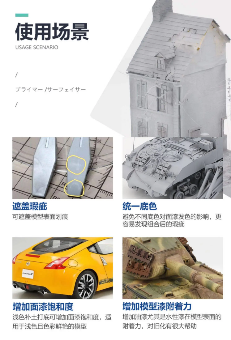 Mr. Hobby SF284 Mr. Surfacer 1000 Aqueous 40ML