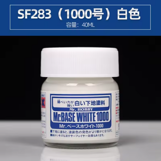 Mr. Hobby SF283 Mr. Surfacer White 1000 Aqueous 40ML