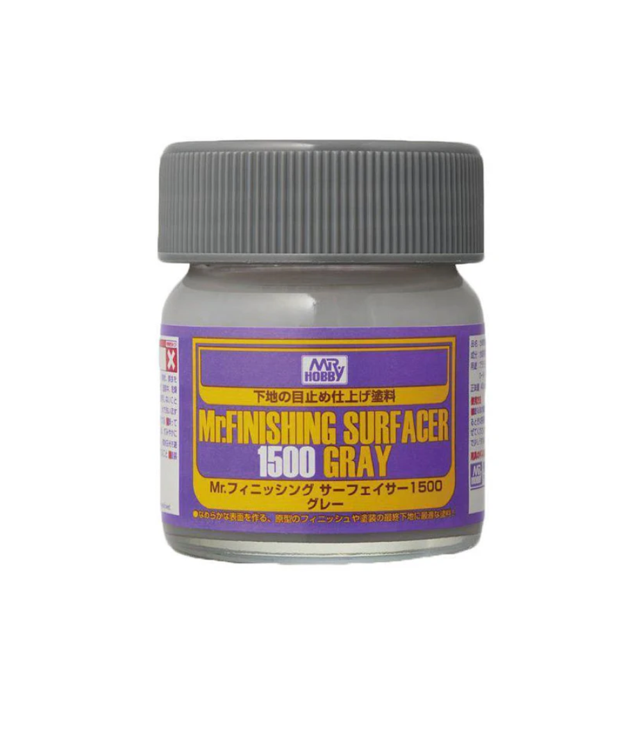 Mr. Hobby SF289 Mr. Surfacer Gray 1500 Aqueous 40ML